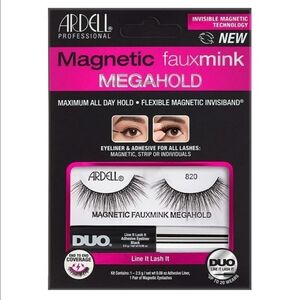Ardell Magnetic Faux Mink Lashes with Duo Adhesive #820
